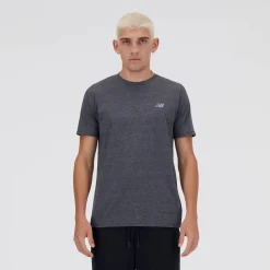 Clearance New Balance treenipaita Sport Essentials Heathertech 022 Black Heather