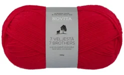 7 Veljestä lanka 100 g joulu 549*Novita Clearance