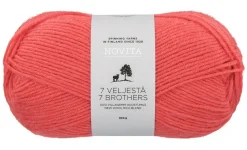 7 Veljestä lanka 100 g 290 mandariini*Novita Sale