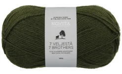 Novita 7 Veljestä lanka 100 g 391 kuusikko
