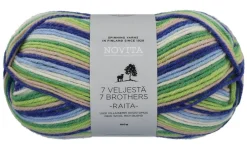 7 Veljestä Raita lanka 100 g suomikaari 975*Novita