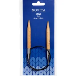 Novita pyöröpuikot 40 cm koivu 8.0