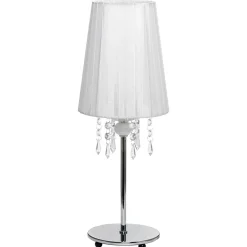 Clearance Nowodvorski Modena pöytävalaisin valkoinen/kromi 41 cm