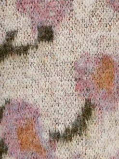 Sale Object neule Objlucie White sand flower multi