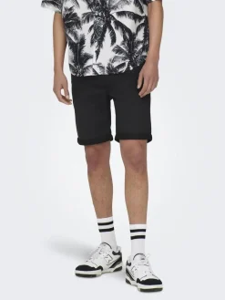 farkkushortsit Onsply Blk Jog*Only & Sons New