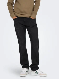 Sale Only & Sons farkut Onsweft Black denim