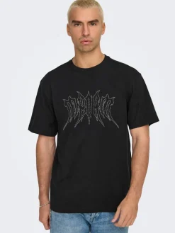 t-paita Onsrhinestone*Only & Sons New