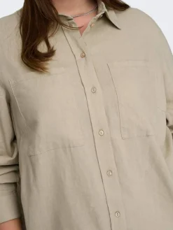 Outlet Only Carmakoma paita Carcaro L/S Oxford tan