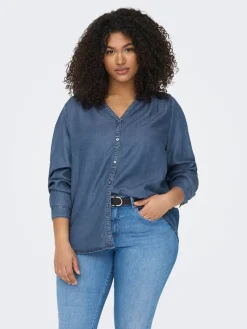 Hot Only Carmakoma pusero Carsema Medium blue denim