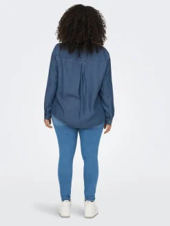 Hot Only Carmakoma pusero Carsema Medium blue denim