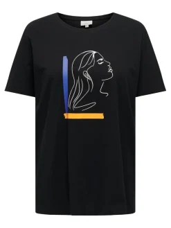 Best Only Carmakoma t-paita Carleta Black