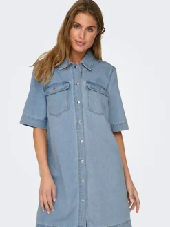 Best Only farkkumekko Onlbelle S/S Light Blue Denim