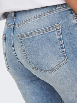 Online Only farkut Onlblush Mid Straight Light Blue Denim