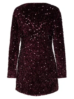 mekko Onlanika Sequins V-Neck*Only Best