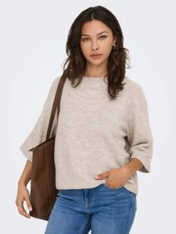 Discount Only neule Onlsimoni 3/4 Pumice stone melange