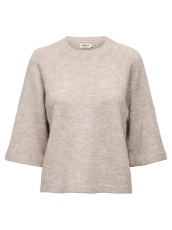 Discount Only neule Onlsimoni 3/4 Pumice stone melange