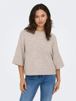 Discount Only neule Onlsimoni 3/4 Pumice stone melange