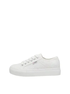 Outlet Only Shoes tennarit Onlnoomi Platform Sneaker White