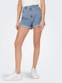 Clearance Only shortsit Onlvega Light Blue Denim