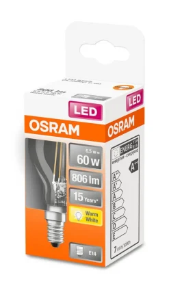 LED pienkupulamppu 806lm 2700K E14*Osram