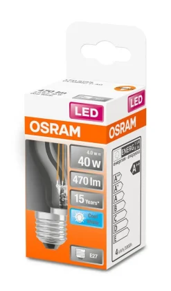 LED pienkupulamppu 470lm 4000K E27*Osram Best