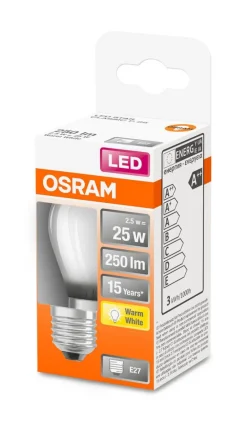 Outlet Osram LED pienkupulamppu 250lm 2700K E27
