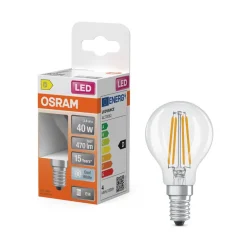 LED Star Classic P 40 Filament 3.4W 840 Clear E14*Osram Sale