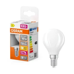 LED Superstar Classic P 40 Fil. DIM 3.4W 827 Frosted E*Osram Hot