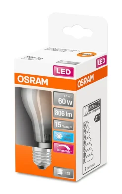 Best Osram LED vakiolamppu 806lm 4000K E27 DIM
