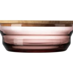 Arkki lasikulho viininpunainen 26x10 cm*Pentik Best