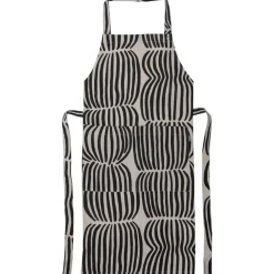 Pentik esiliina Vilja 85x90 cm puuvilla-pellava musta