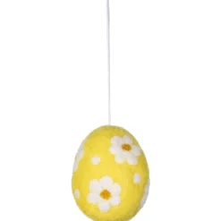 Outlet Pentik huopakoriste Kukkamuna 7 cm keltainen