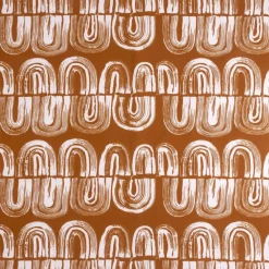 Kaarna akryylipinnoitettu puuvillakangas ruskea*Pentik Sale