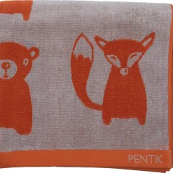 Hot Pentik Metsänväki kylpypyyhe oranssi 70x140 cm