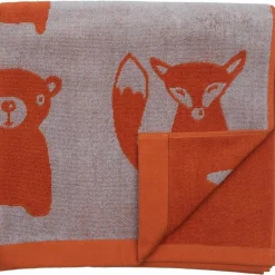 Hot Pentik Metsänväki kylpypyyhe oranssi 70x140 cm