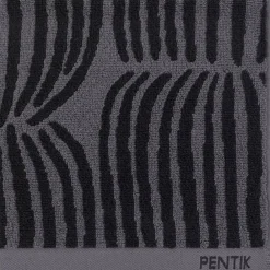 Vilja käsipyyhe musta 50x70 cm*Pentik Hot
