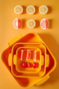 Outlet Peugeot keraaminen Appolia-vuoka suorakaide 32 cm sahramin k