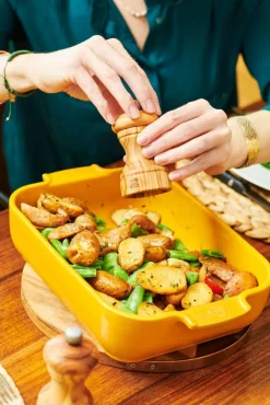 Outlet Peugeot keraaminen Appolia-vuoka suorakaide 32 cm sahramin k