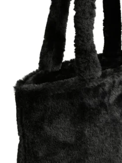 Online Pieces laukku PCJanice Fur Shopper Black