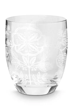 Hot Pip Studio juomalasi Flower White 280 ml 2 kpl