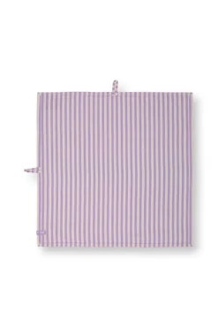 keittiöpyyhe Stripes 65x65 cm Lilac 2 kpl*Pip Studio Outlet