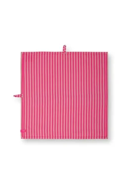 Best Pip Studio keittiöpyyhe Stripes 65x65 cm 2 kpl Pink