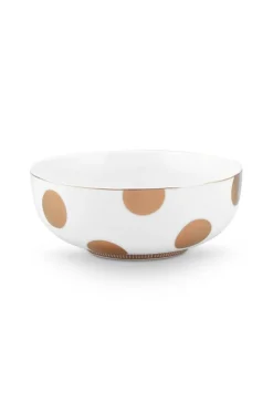 Best Pip Studio kulho Dot Delight 2 kpl White-Gold 15cm