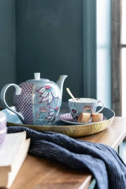 kuppi & aluslautanen Flower Festival 280 ml 2 kpl*Pip Studio New