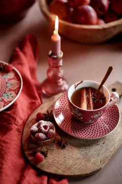 Clearance Pip Studio kuppi & aluslautanen Flower Festival 280 ml 2 kpl