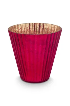 Sale Pip Studio kynttilälyhty Glass 10x10,5 cm 3 kpl Red 3 kpl
