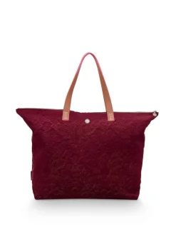 Discount Pip Studio laukku Velvet Quiltey Days 66x20x44 cm Red