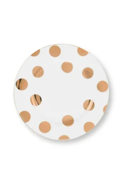 lautanen Dot Delight  23 cm 2 kpl White-Gold*Pip Studio Sale