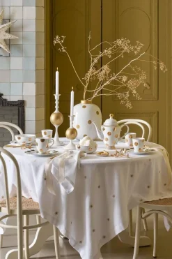 lautanen Dot Delight  23 cm 2 kpl White-Gold*Pip Studio Sale