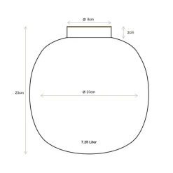 Outlet Pip Studio maljakko Metal Dots 23 cm White-Gold